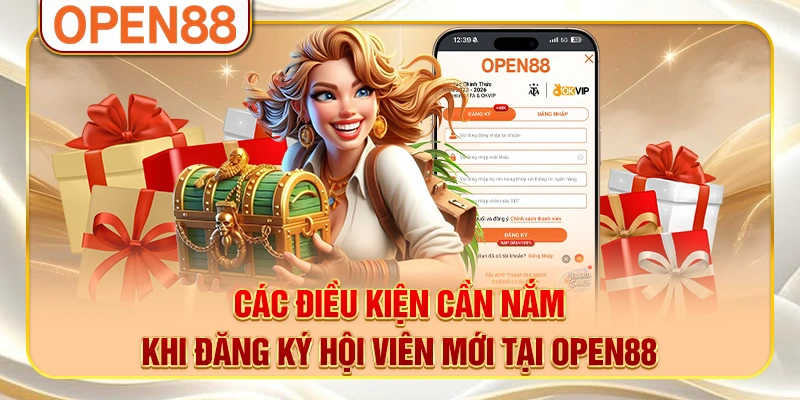 Các điều kiện cần nắm khi đăng ký hội viên mới tại OPEN88 Các điều kiện cần nắm khi đăng ký hội viên mới tại OPEN88